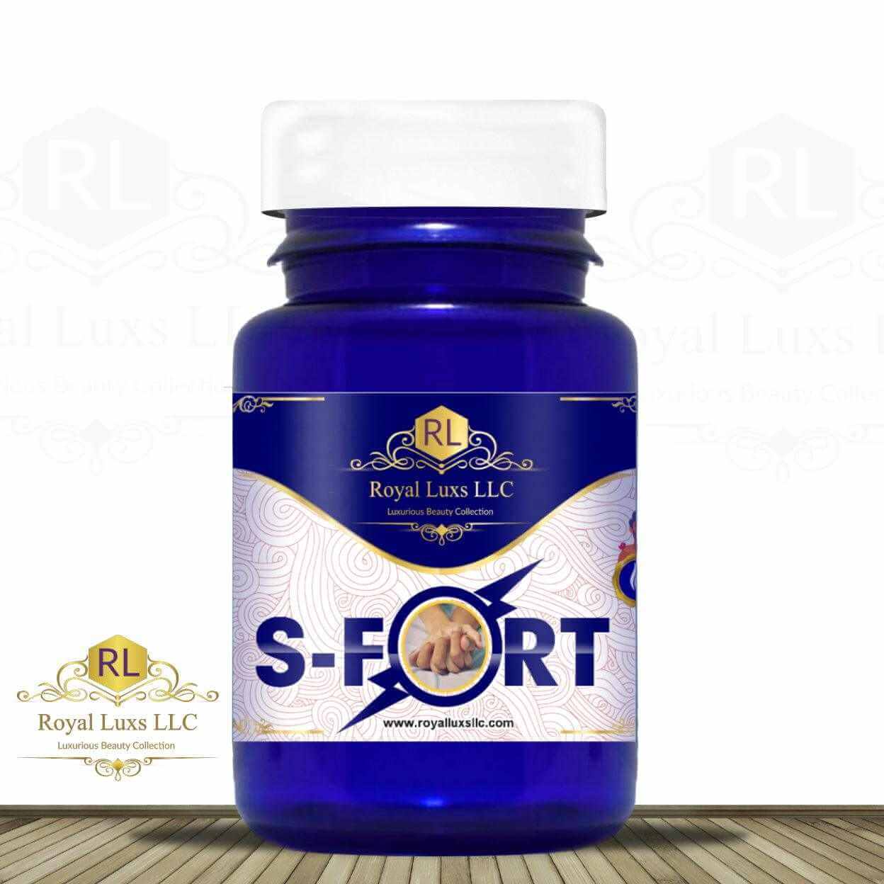 S-Fort Capsules by Royal Lux LLC, natural enhancement solution for men, promoting vitality and performance.