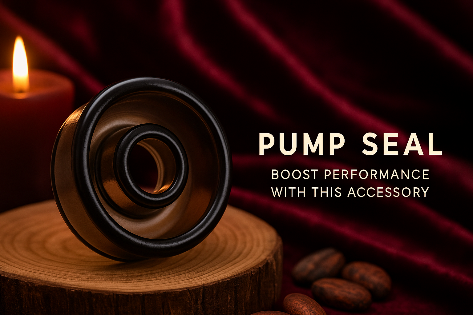 Universal Pump Cylinder Comfort Seal – Soft Silicone Ring for Vacuum Devices